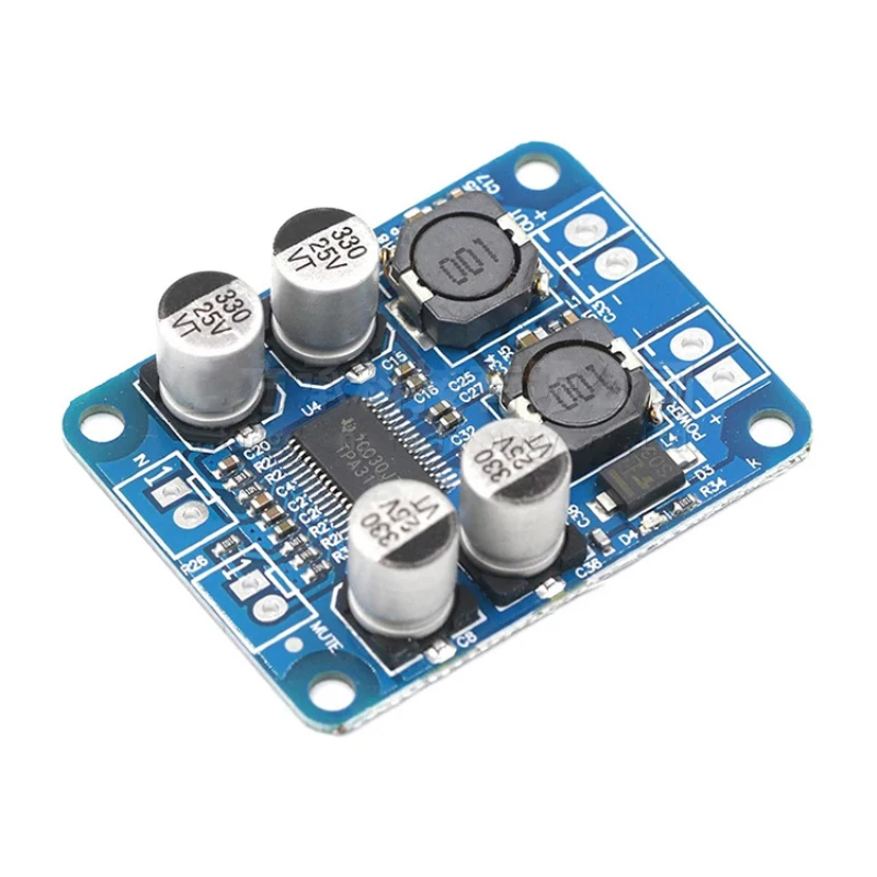 

DC8-24V TPA3118 PBTL 60W Mono Digital Audio Amplifier Board AMP Module Chip 1X60W 4-8 Ohms Replace TPA3110 For Arduino