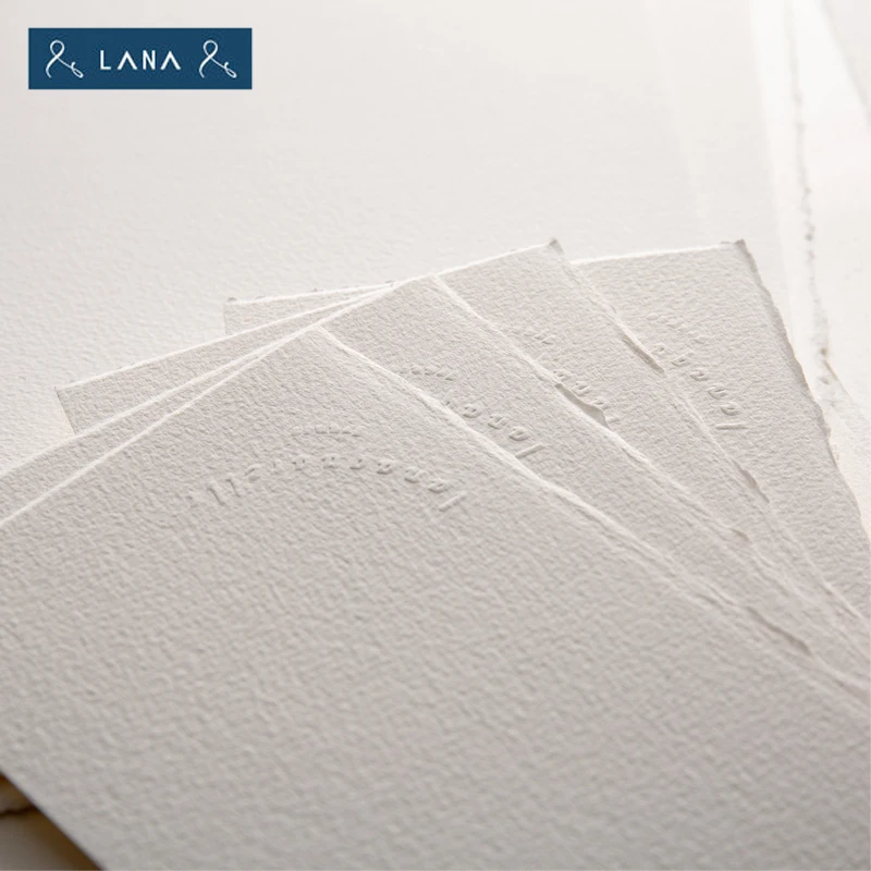 France imported LANA watercolor paper 100% cotton artist Sketchbook 300g rough/medium/fine 4K/8K/16K