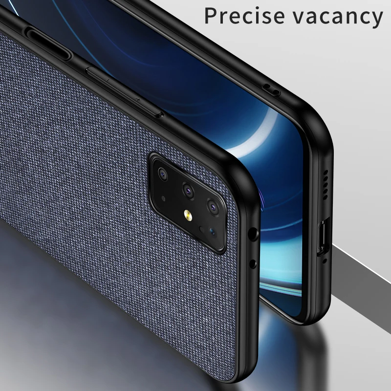 Чехол для Samsung S20 Plus ультратонкий ударопрочный тканевый чехол Galaxy S11 E S10X Note 10 Lite A20