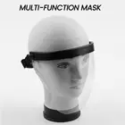 Цветной защитный экран для лица унисекс 2021, маска для защиты лица, защита для половины лица, солнцезащитные очки, защита от спрея