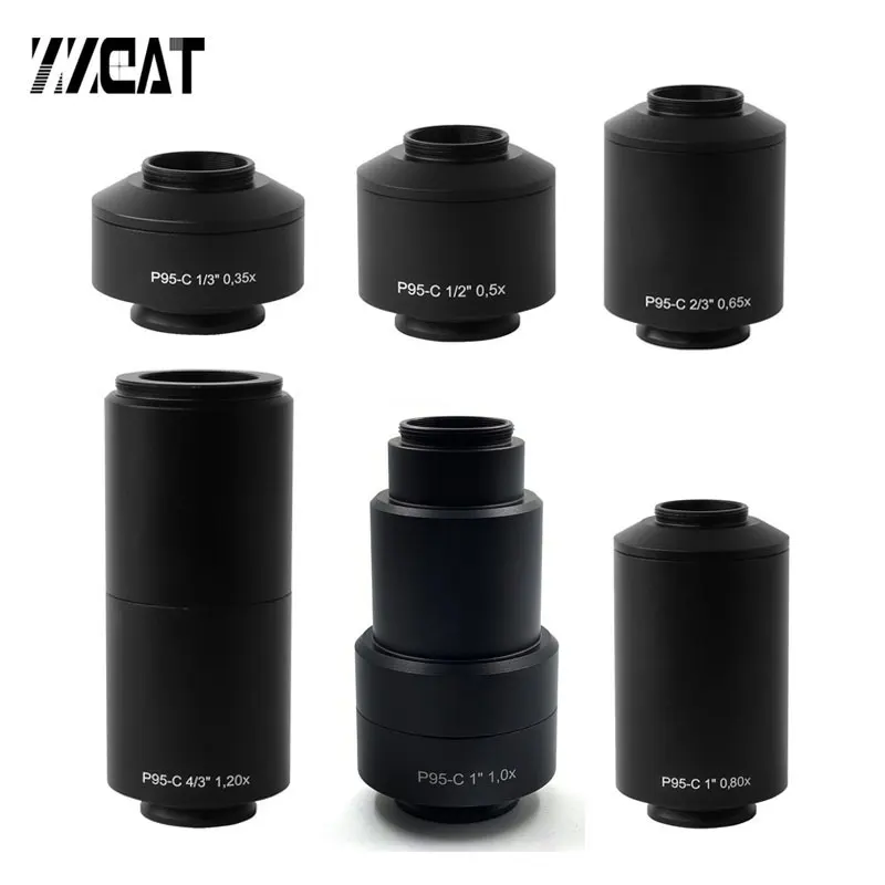 P95 C 0.35X 0.5X 0.65X 0.8X 1X 1.2X крепление камеры микроскоп адаптер для Zeiss тринокулярный