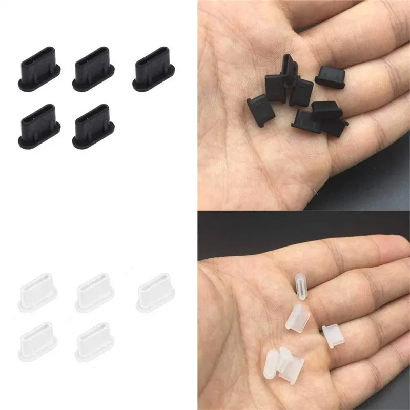 usb charging port type c dust plug charging port 10 pcs silicone cover for samsung huawei xiaomi smart phone accessories free global shipping
