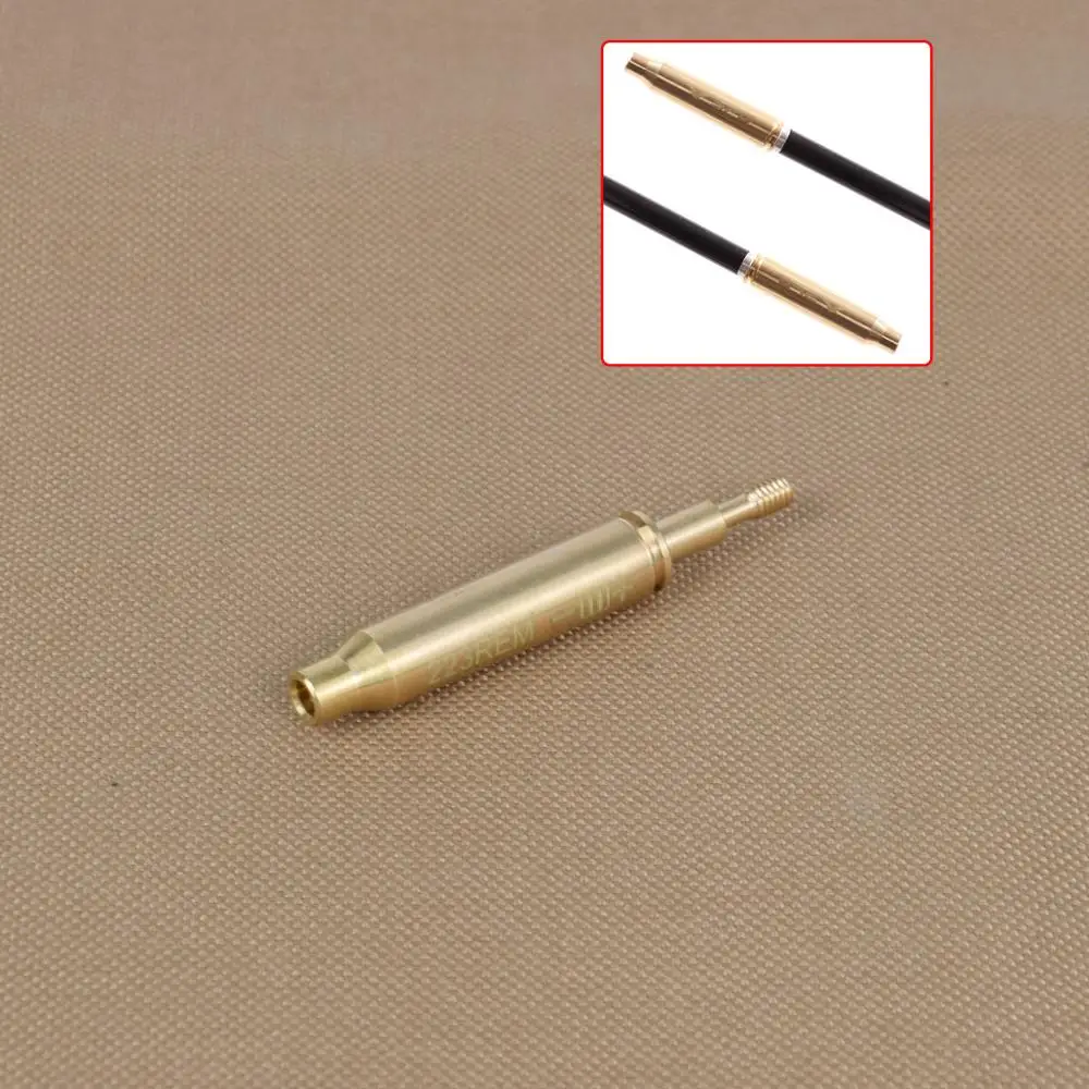 Тактический. 223REM латунная головка для стрел лазерный прицел с отверстием красный