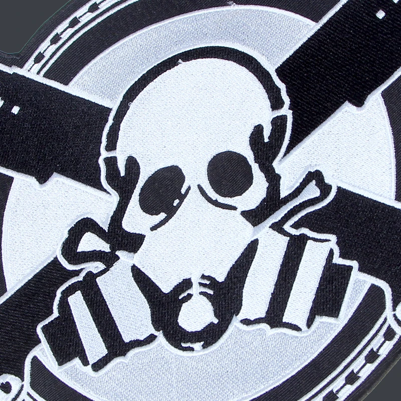 Нашивки с вышивкой черепа для мотоцикла клуба байкера 11 8 дюйма 30 см * 22 | Дом и сад