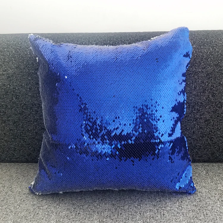 RoyalBlue 6 шт./партия, стиль, сублимация, пустые магические блестки, наволочка для сублимации, чернильный принт, сделай сам, подарки, 40x40 - Цвет: RoyalBlue