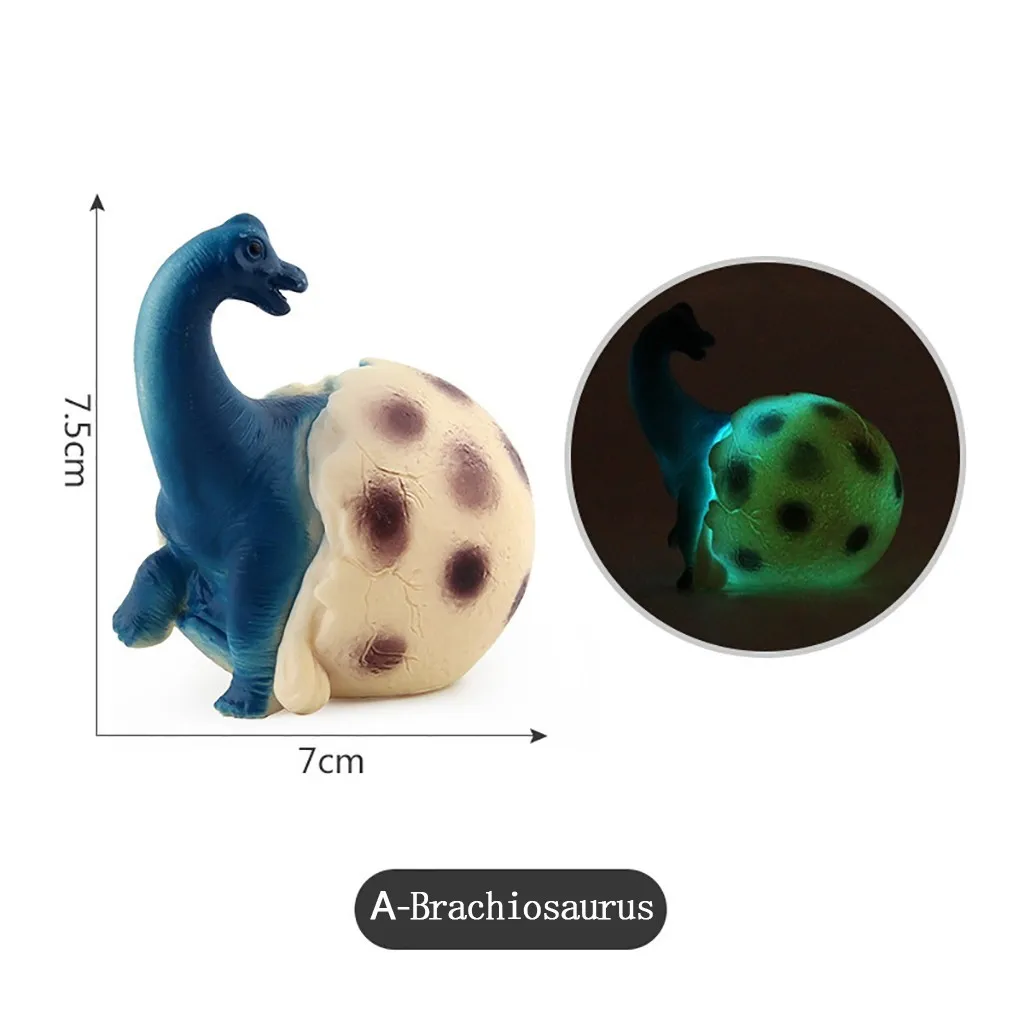 Новинка симулятор светящийся светильник динозавра яйцо модель детские игрушки