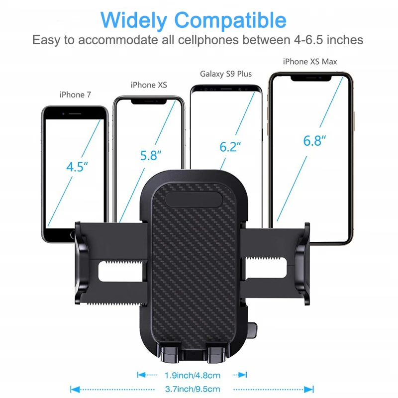 Adjustable Phone Mounting Suction Cup Holder Long Arm Car Phone Holder For iphone X 11 PRO Universal Smartphone Car Mount Stand