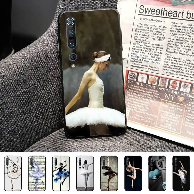 Танцы Одежда для девочек Роскошный чехол телефона Redmi Note 7 7A S2 8 8lite 10 10Lite 5Plus Note9 9Pro 9