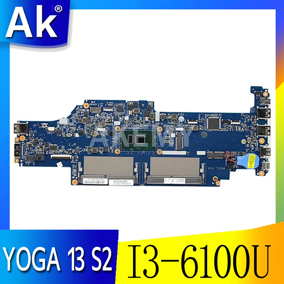 

Laptop motherboard FOR LENOVO Thinkpad YOGA 13 S2 Yoga13 I3-6100U Mainboard 01AY549 01AV600 DA0PS8MB8G0 SR2EU DDR4