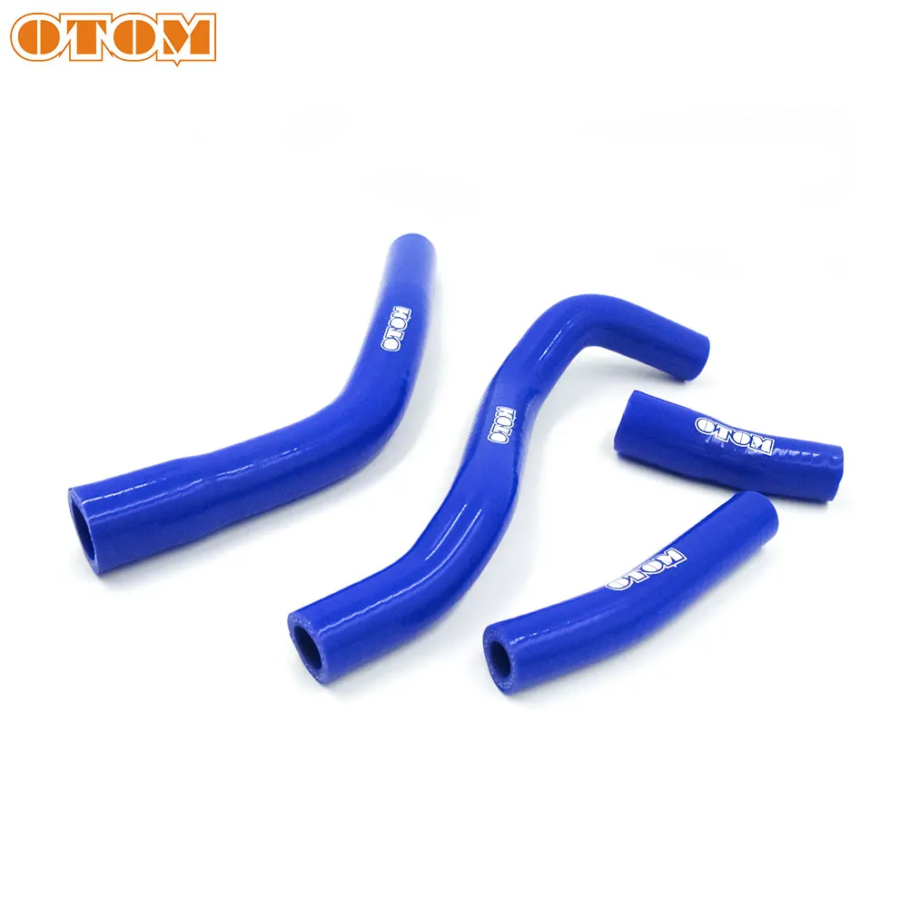 OTOM Motocross Radiator Hoses-RGM010 Blue Silica Gel Tube Rubber Pipe For YAMAHA YZ450F 14-17 Off-Road Motorcycle Dirt Bike Part |
