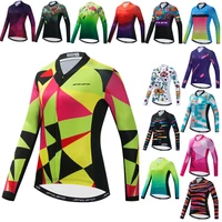 weimostar women cycling jersey full sleeve spring cycling jacket autumn mountain bike jersey shirt pro team bicycle clothing top