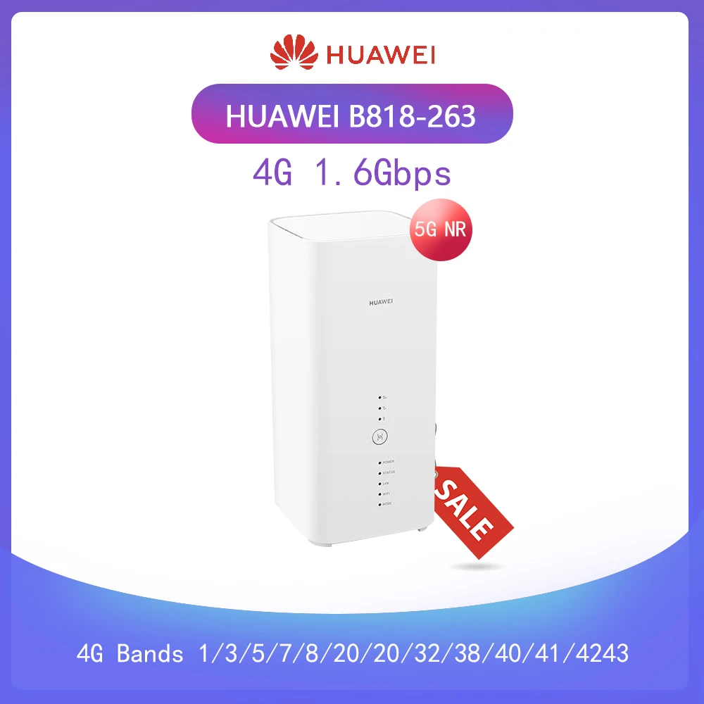 Разблокированный роутер Huawei B818 4G 1 6 Гбит/с CAT19 Prime B1/3/5/7/8/20/26/28/32/38/40/41/42|3G/4G роутеры| |