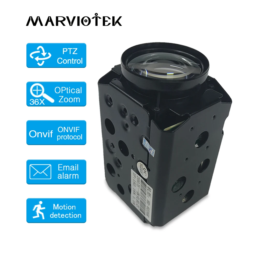 H.265 1080P cctv камера Модуль ptz ip Домашняя безопасность 36X оптический зум скорость