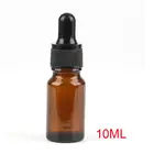 1 Pc10ml пустой флакон-капельница янтарь эфирное масло Стекло ароматерапия жидкость коричневый заниженной линией для массажа янтарные бутылки многоразового использования