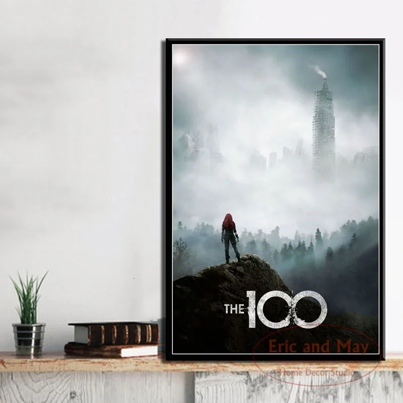 Poster And Print Hot TV Series Show The 100 New Season Art Painting Vintage Canvas Wall Home Decor | Дом и сад