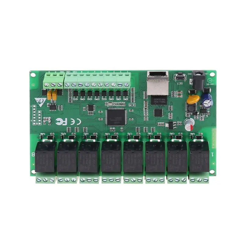 8 каналов РЕЛЕ сети IP веб реле двойного Управление Ethernet RJ45 интерфейс|Реле| |