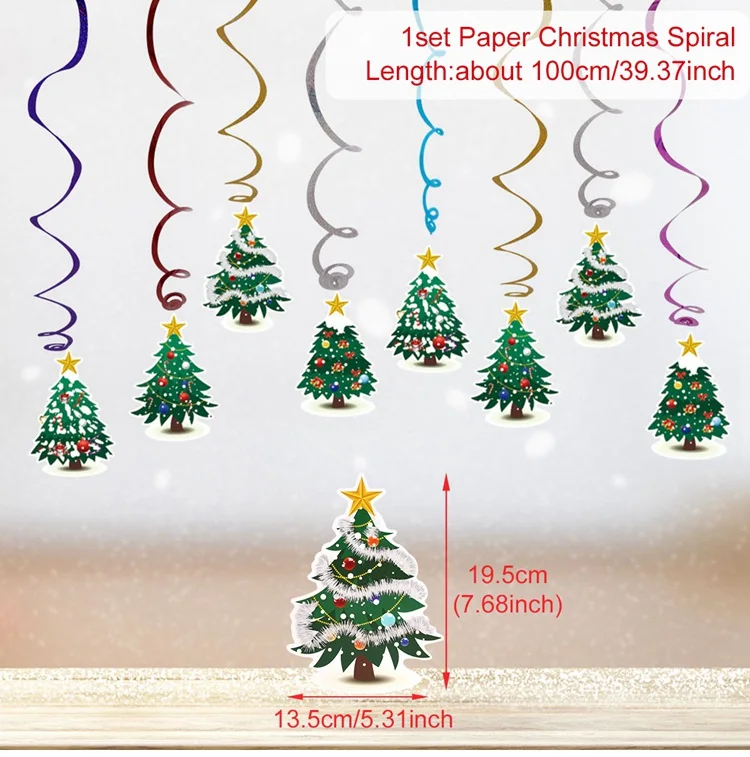 ornaments style 6 QIFU рождественские украшения для дома Navidad Рождественская елка огни Рождественские декоративные украшения Рождественский подарок счастливый год - Цвет: ornaments style 6