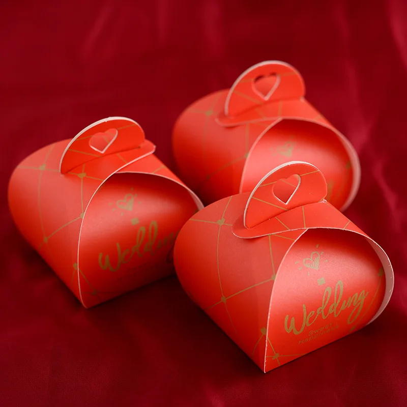 10 шт./компл. полое сердце коробка конфет на свадьбу Единорог Кролик Торт Печенье