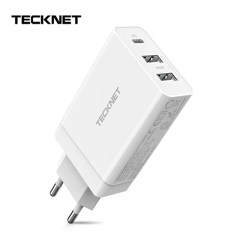 Tecknet 2.4A USB зарядное устройство Быстрая зарядка для samsung S9 Xiaomi huawei быстрое