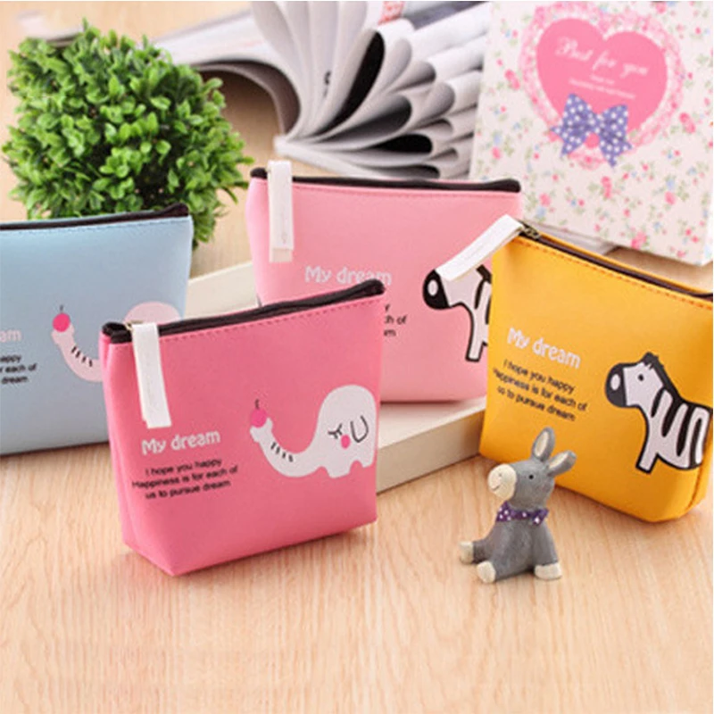 Кошелек для монет с милыми животными парк простой Для мужчин и женщин
