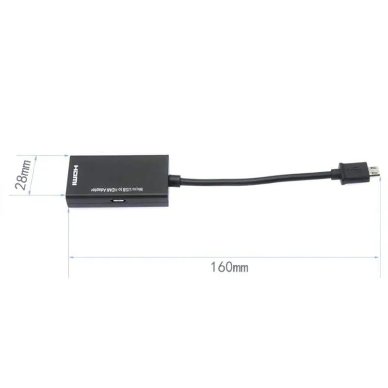 Для Type C & Micro USB к HDMI 1080P HD аудио видео кабель для HDTV конвертер адаптеры Samsung Huawei Android