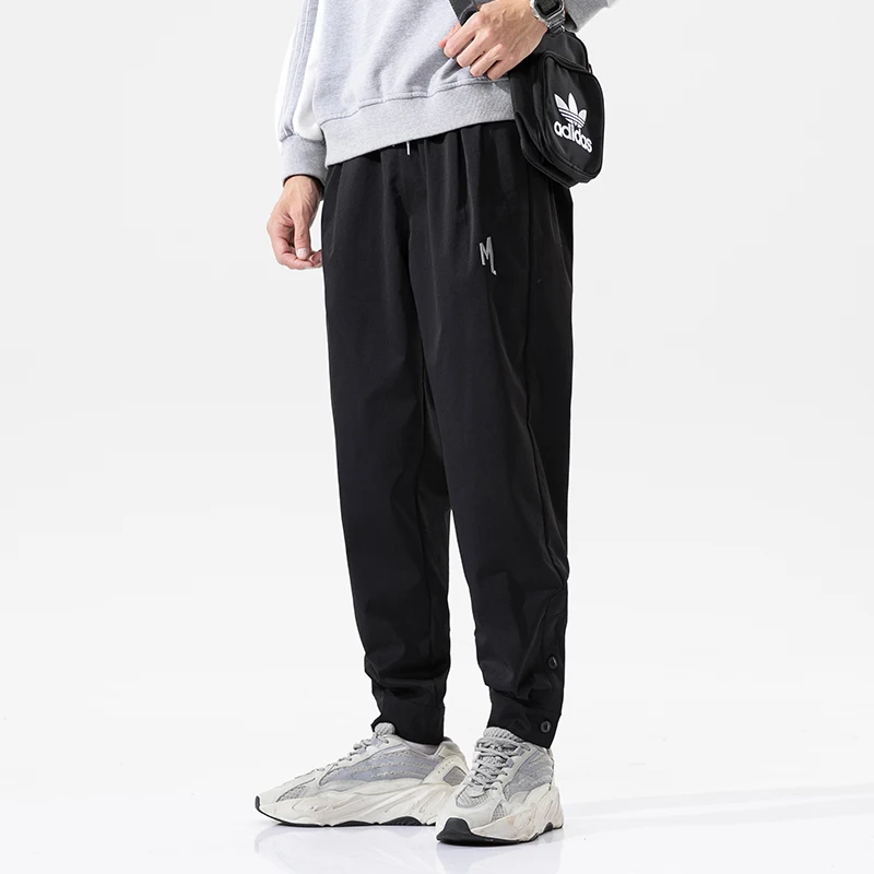 

Casual men pants Loose Drawstring Harem Pants Men Jogger Pants Men Loose Trousers Male Chinese Traditional Harajuku K174