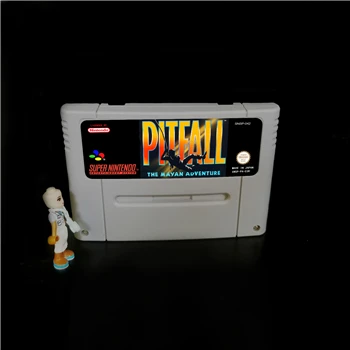 Картридж Pitfall The Mayan Adventure Action Game 16 бит 46 пин европейская версия|pin pin|bit game cartridgebit y |