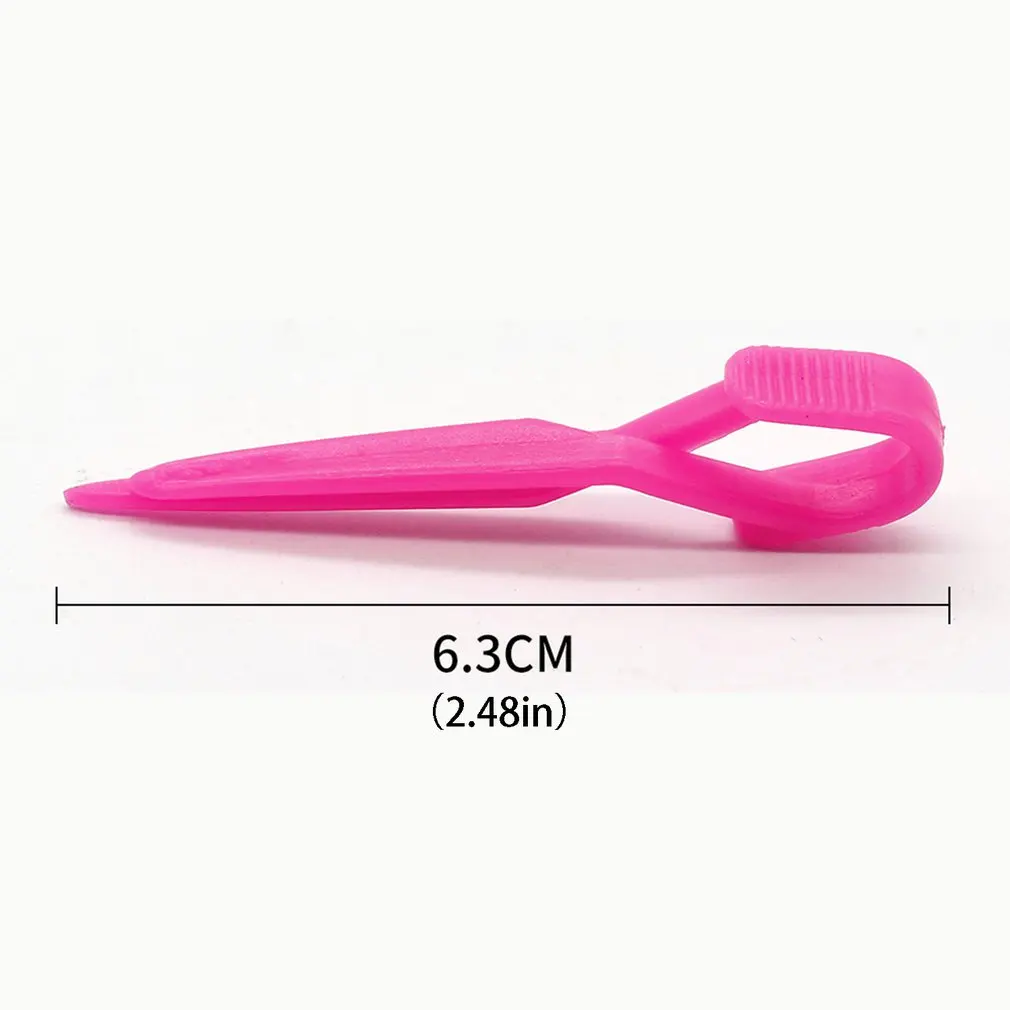 

50 Pcs Cross-positioning Perm Clip Hot And Cold Plastic Hair Clip No Trace Hairdressing Hairpins Barrettes Headwear Accessories