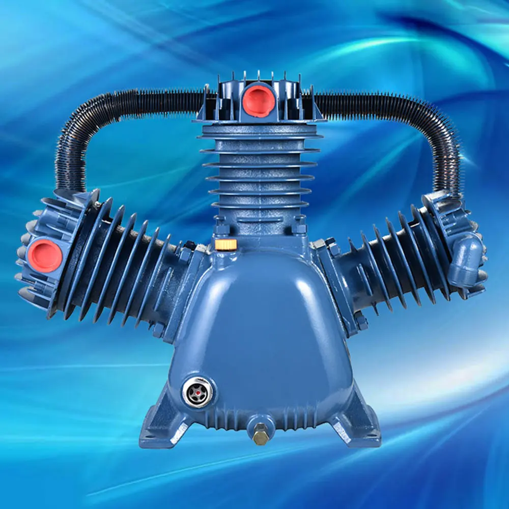 Pump Head Belt Type High Pressure Air Pump Head General Head Accessories Single/double Cylinder No Oil