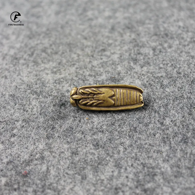 Статуэтка цикады из античной меди аксессуары для домашнего декора винтажная