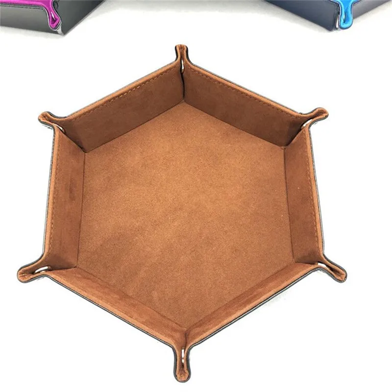 Ящик для костей складной шестигранный бархатный 6 цветов | Спорт и развлечения