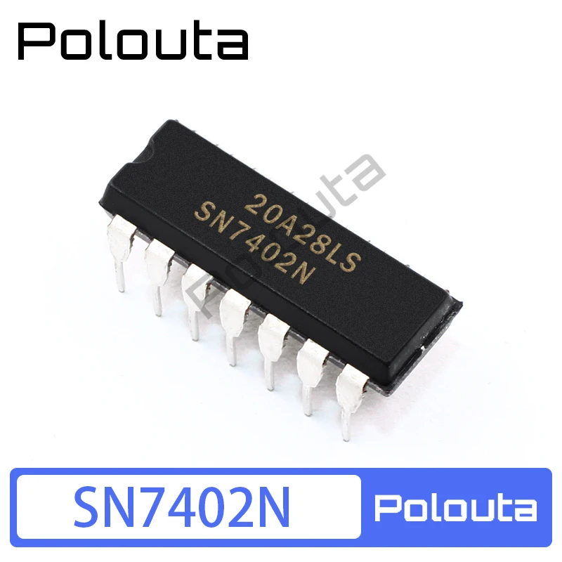 

10 Pcs/Set SN7402N DIP-14 Four 2-input positive NOR gate chip Electric Acoustic Components Arduino Nano Integrated Circuit