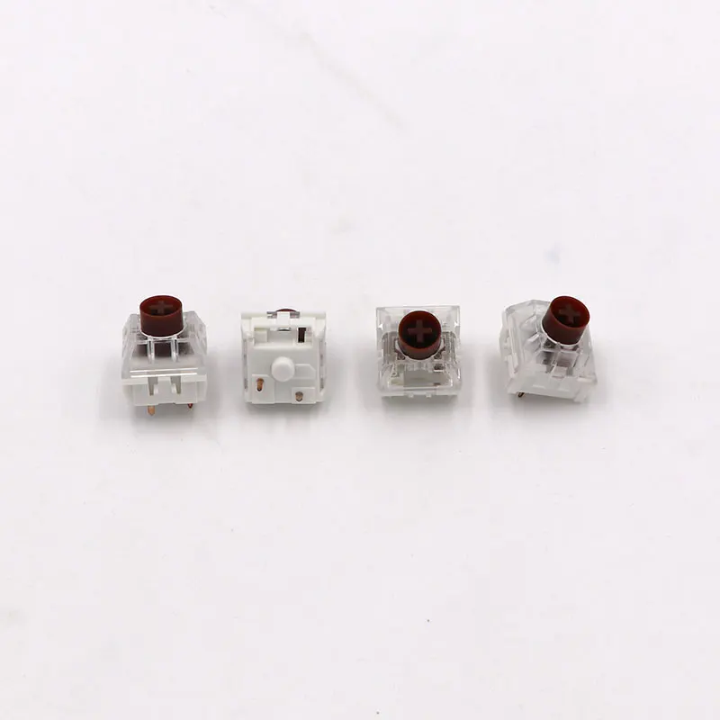 Kailh коробка бесшумный переключатель розовый коричневый механическая клавиатура