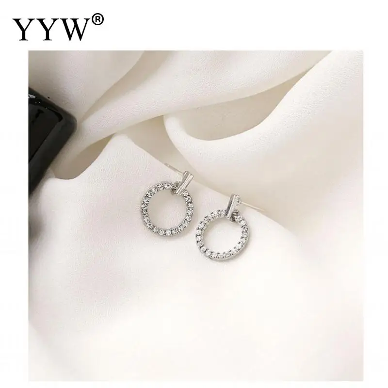 

Korean Circle Ring Earrings Temperament Wild Small Fresh Earrings Girl Personality Simple Earrings Female Fashion Earrings