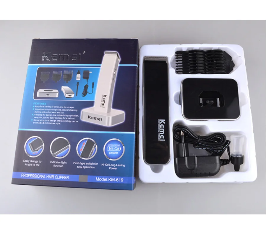 Orginal Pro Electric Clipper Hair Trimmer Beard Rechargeable Haircut Hair Cutter Men Baby Hair Cutting Machine EU/US Plug