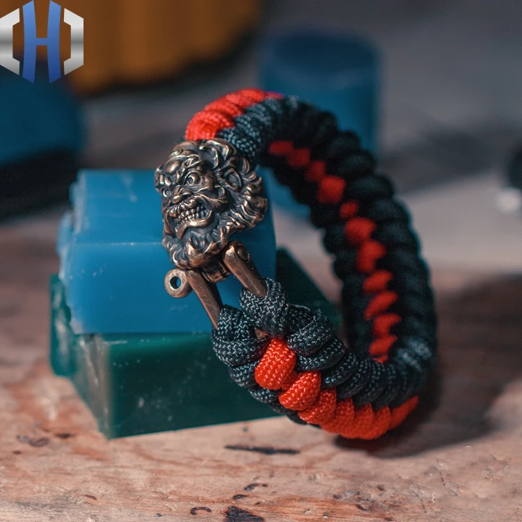 Оригинальный веревочный плетеный браслет зонтика персонализированный Открытый