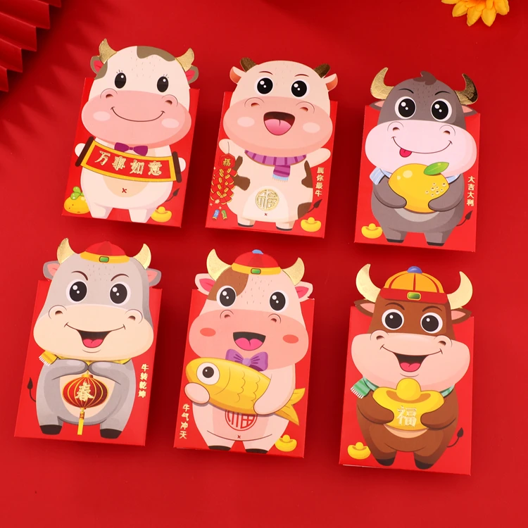 36 шт./набор с мультипликационным принтом Ox Lucky Cat Дизайн Бумага наклейки для