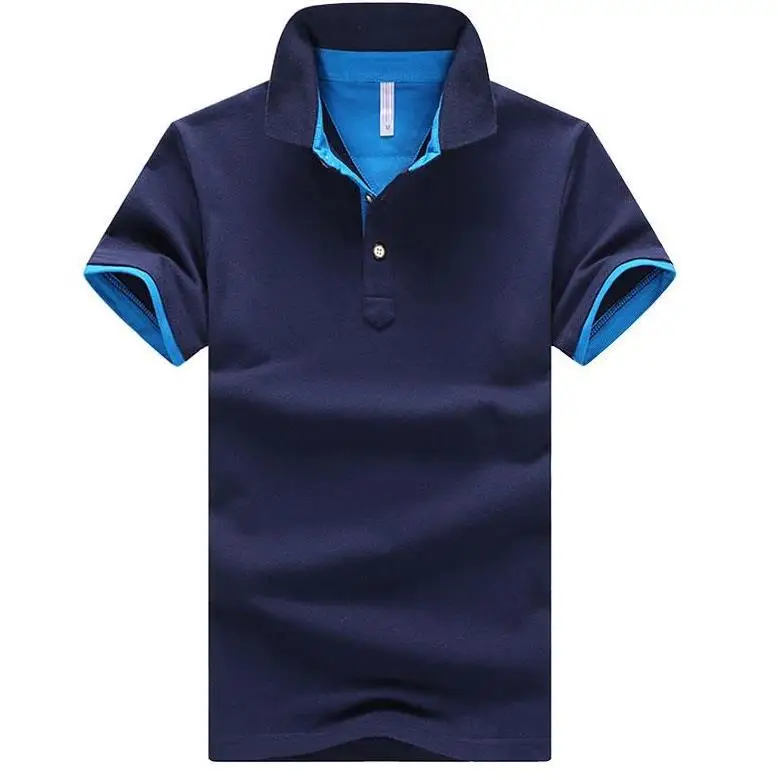 OLOEY Classic Men Summer Slimy Polo Shirt Tees Solid Color Turn-down Collar Casual Short Sleeve Top Free Shipping | Мужская одежда