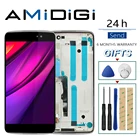 ЖК-дисплей + рамка + 6055 + для Alcatel One Touch Idol 4 LTE 6055 6055P 6055Y 6055B 6055K кодирующий преобразователь сенсорного экрана в сборе H OT6055