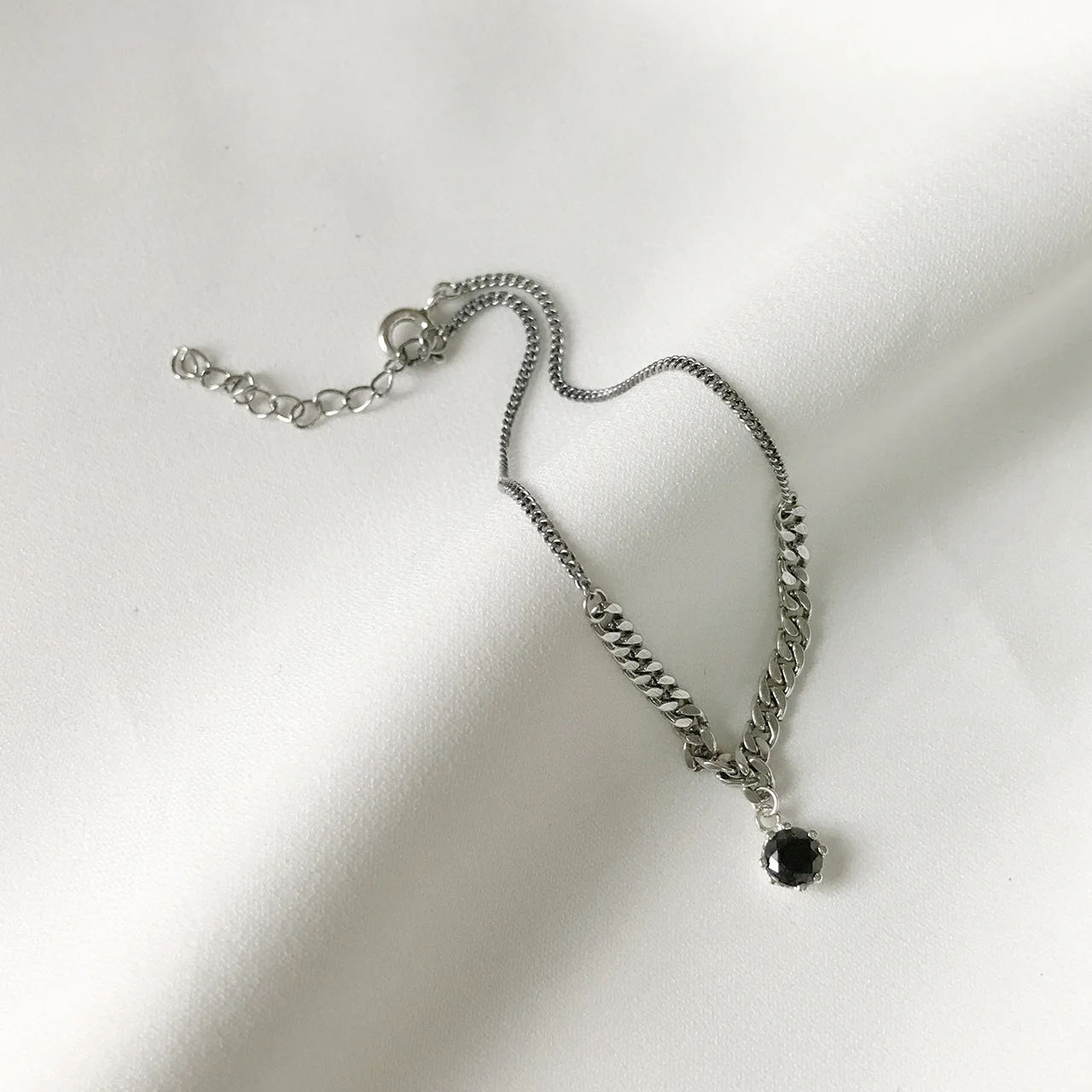 

Ladies Anklet 925 Sterling Silver 2021 Fashion Retro Zircon Anklet Anklet Ladies Jewelry