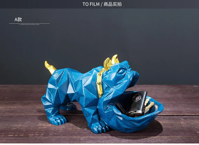 Скандинавский геометрический полимерный ящик для хранения собак украшения