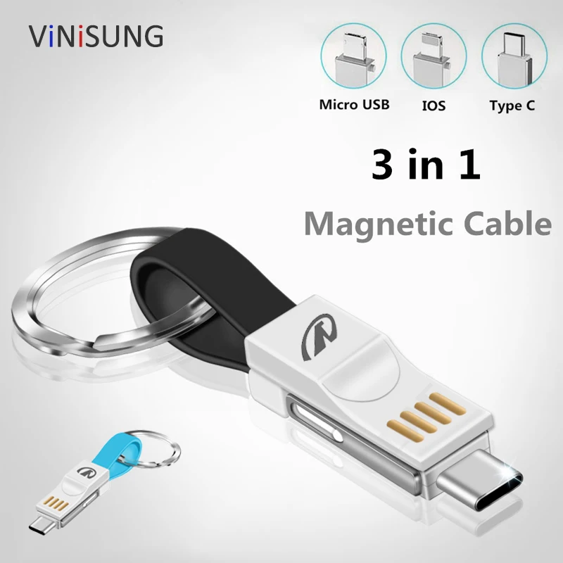 Многофункциональный type C Micro usb кабель для зарядки USB samsung xiaomi брелок Портативный