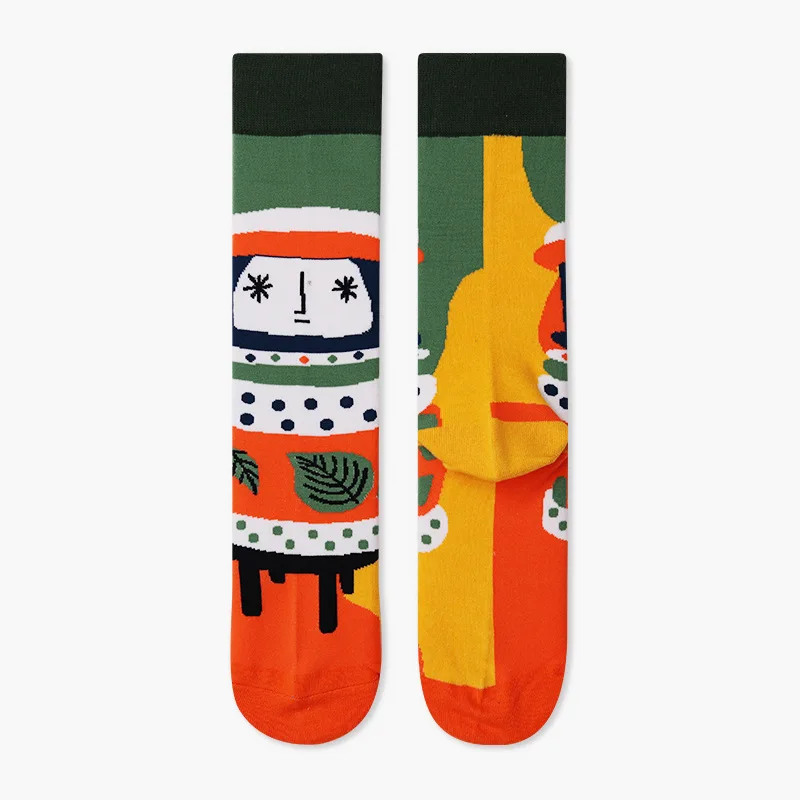 PEONFLY модные красочные милые мягкие новые хлопковые женские носки Мультяшные