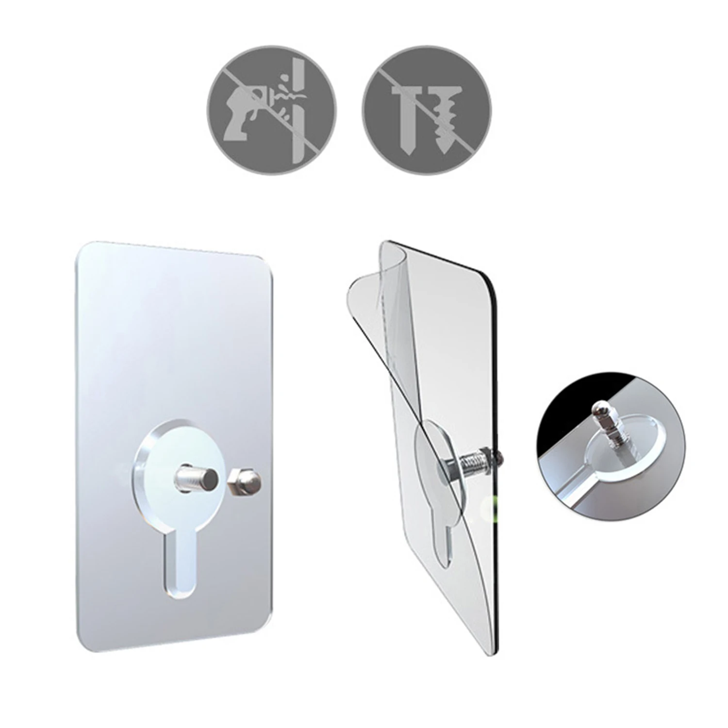 

New Paper Towel Dispenser No Drilling Wall Mounted Paper Towel Holder Dispenser Toilet Tissue Dispenser for Kitchen Bathroom