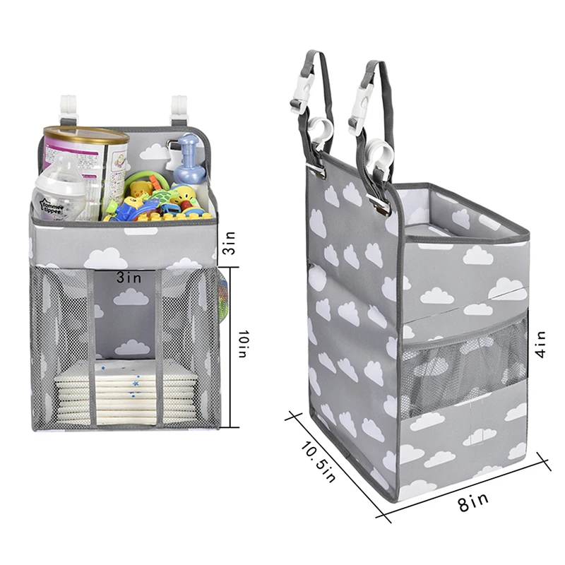 

Baby Diaper Caddy and Hanging Organizers Crib Storage Organizer Diaper Organization Storage For Baby Room L9