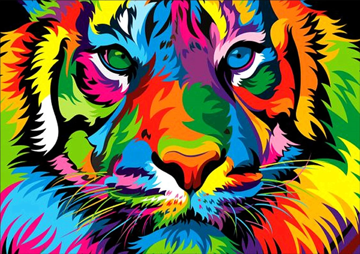

5D,DIY, colorful animal diamond painting, art mosaic kit, cat picture, lion, cross stitch, embroidery decoration kit,