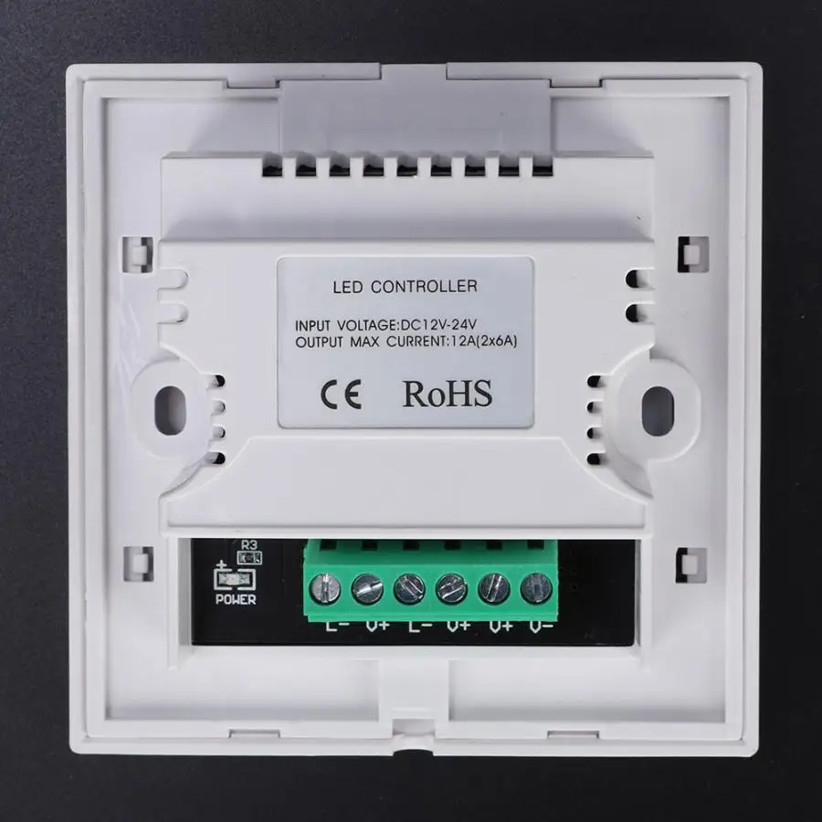 RGB & W светодиодный сенсорный переключатель панель изменение цвета умная врезная