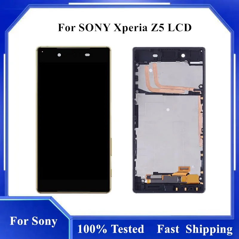 

ЖК-экран 5,2 дюйма для Sony Z5 E6653 E6603 E6633 E6683, сенсорный ЖК-экран для SONY Xperia Z5, ЖК-дисплей с дигитайзером в сборе