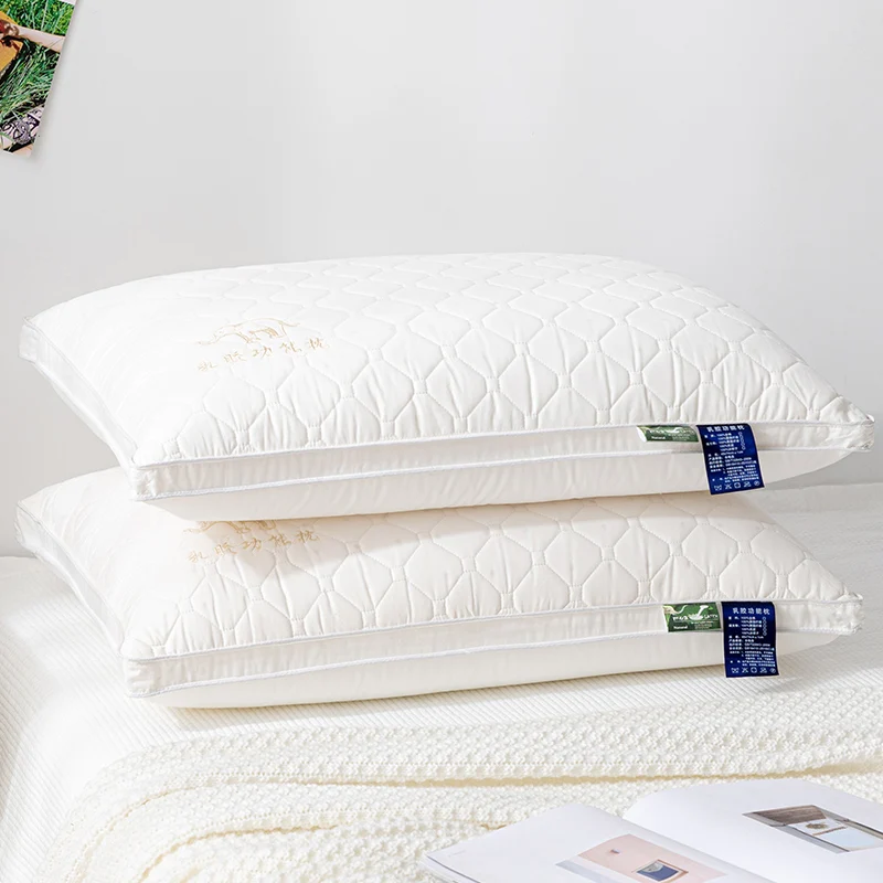 

Cotton Latex Pillows Help Sleep Household Pillows To Protect Cervical Spine Pillows