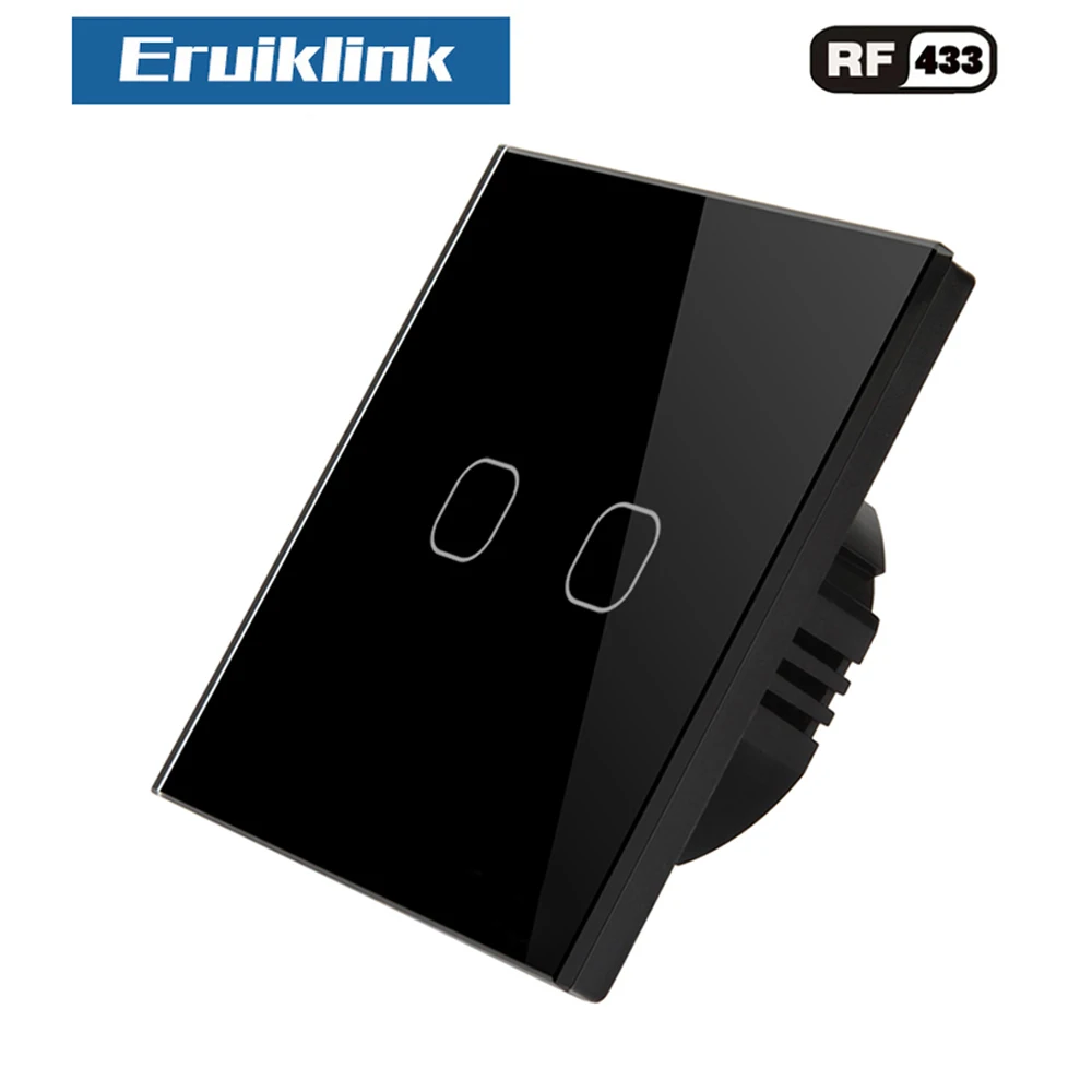 Eruiklink ЕС/Великобритания стандарт 1/2/3 Gang 1 Way дистанционный переключатель AC 110 ~ 250V